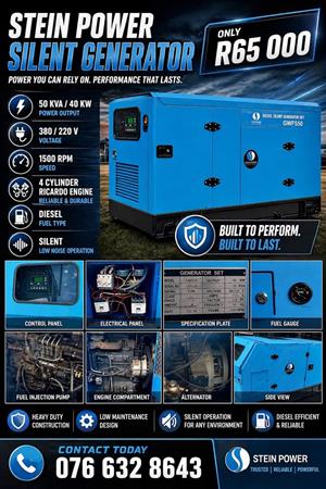 Stein Power Silent Generator