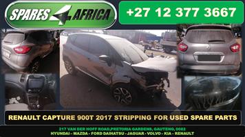 Renault Captur 900T 2017 stripping for used parts