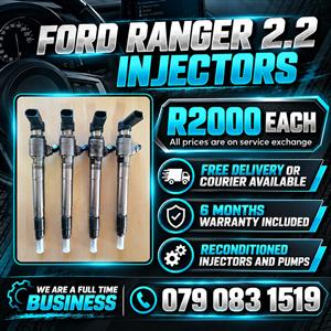 FORD RANGER 2.2 INJECTORS FOR SALE WITH WARRANTY INCLUDED 