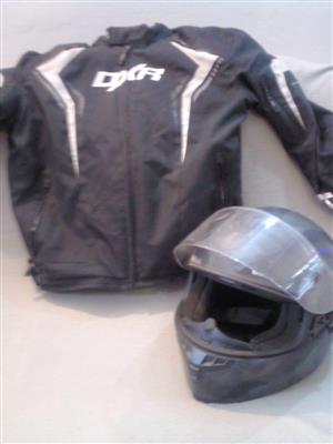Bike helmet and jacket xxl