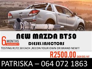 INJECTORS FOR NEW MAZDA BT50 FOR SALE