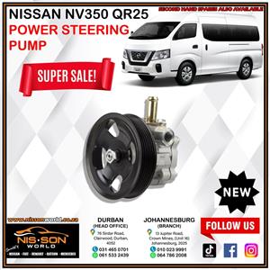 NISSAN NV350 QR25 POWER STEERING PUMP