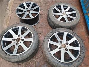 VW mk1 Citigolf megs n tyer size 15 inche for sale