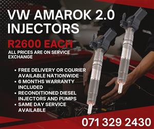 VW AMAROK 2.0 INJECTORS FOR SALE WITH WARRANTY 