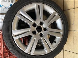 Audi A4 B6 Original 17" Rim and Tyre - Only 1
