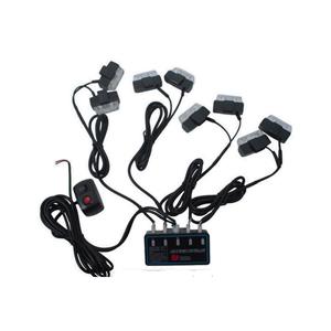 8piece Emergency Strobe Grill Mount Lighting set (Amber)