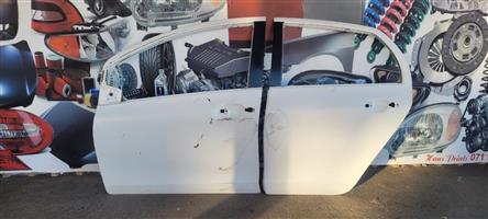 2009 TOYOTA YARIS HATCHBACK LEFT FRONT AND REAR DOOR SHELLS FOR SALE.