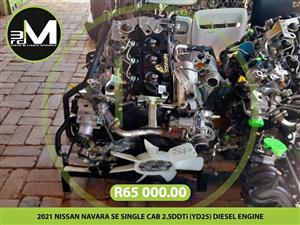 2021 NISSAN NAVARA SE SINGLE CAB 2.5DDTi (YD25) DIESEL ENGINE