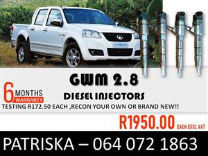 INJECTORS FOR GWM 2.8 FOR SALE