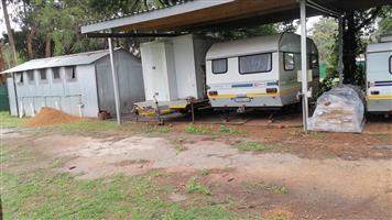 Caravan parking on a plot in Petit, Benoni