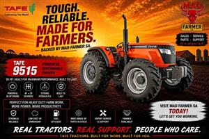 New Tafe 9515 tractors for sale at Mad Farmer SA