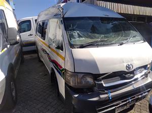 Toyota Quantum 15 seater accident damaged