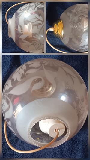 Sandblast lamp shade