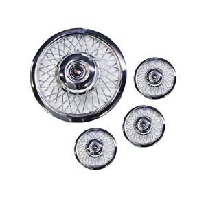 15″ Chrome Spoke Design Wheel Caps (set of 4)