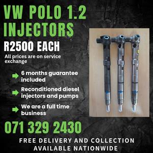 VW POLO 1.2 INJECTORS FOR SALE WITH WARRANTY 