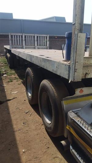 2004 - Burg Superlink Flat Deck Trailer now on sale  - Excellent condition