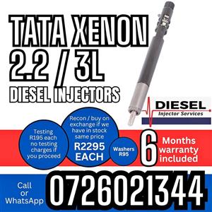 TATA Xenon 2.2 / 3L diesel injectors for sale