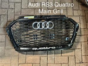 Audi RS3 Quattro Main Front Bumper Grill