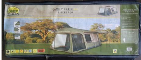 Camp Master Family Cabin 900 9 Sleeper Tent with Side Panels