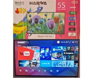 55" Smart Android HD LED TV,  New with warranty and FREE DELIVERY
