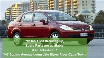 Nissan Tiida Breaking up, Parts are available.
