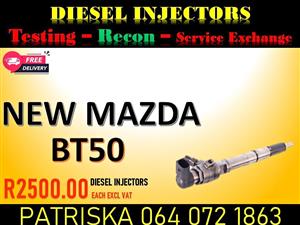 GET YOUR NEW MAZDA BT50 DIESEL INJECTORS FOR SALE  ON REQEUST