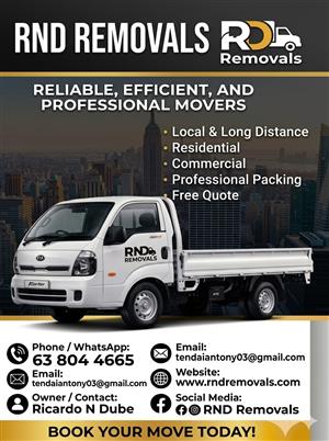 Bakkie for hire around Capetown 
