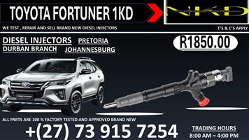 Fortuner Toyota D4D Injectors 