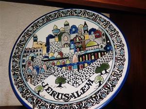 Hand painted decorative ornamental plate