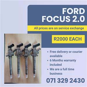 FORD FOCUS 2.0 INJECTORS FOR SALE WITH WARRANTY INCLUDED 