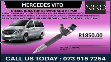 Mercedes Vito Diesel Injectors 