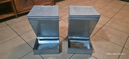 2 X Large feeders for sale