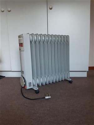 Electric oil 11 fin heater. Used as a stand by unit. Very economical on electricity consumption.