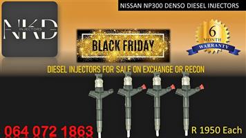 NISSAN NP300 DIESEL INJCTORS FOR SALE