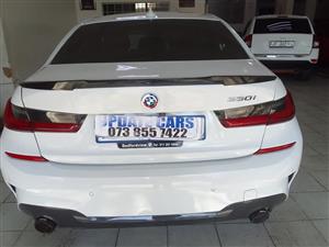 2019 BMW G20 330i MSPORT MPERFORMANCE  AUTOMATIC  PETROL WHITE LEATHER FULL SERVICE HISTORY REV