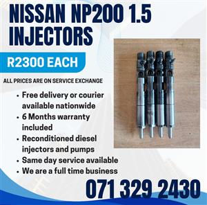 NISSAN NP200 1.5 INJECTORS FOR SALE WITH WARRANTY 