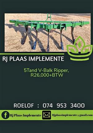5 tand V balk Ripper