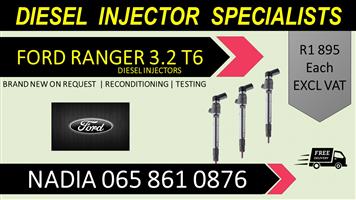 FORD RANGER 3.2 T6 DIESEL INJECTORS FOR SALE AND RELIABLE