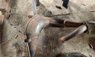 Yamaha dt250 exhaust header