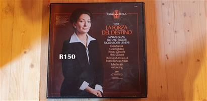 Collection of 3 LP'S of Verdi La forza Del Destino