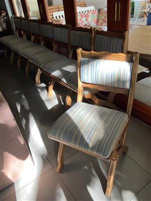 Solid Oak Dining Chairs