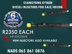 SSANGYONG KYRON DIESEL INJECTORS FOR SALE 