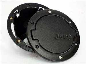 Jeep Wrangler Matt Black Fuel Cap Set