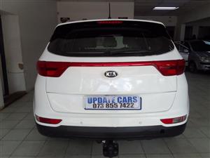 2017 KIA SPORTAGE 2.0 AUTOMATIC  WHITE PETROL REVERSE SENSER 95000KM