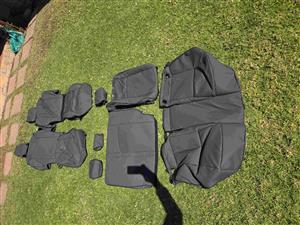 Seat covers for Suzuki Fronx or Toyota Starlet Cross. Ripstop canvas hard wearin