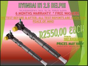 Hyundai H1 Delphi Diesel Injectors