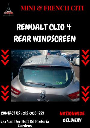 Renault Clio 4 Rear Windscreen for Sale 