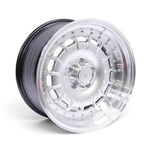 17″ M9285 5×112 Silver Polished Lip Alloy Wheels