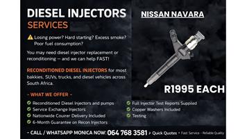 NISSAN NAVARA Nationwide Courier on Diesel Injectors – Included