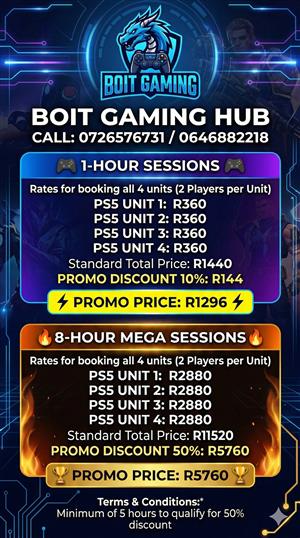 Mobile Gaming Trailer for Hire in Pretoria – Boit Gaming Hub!